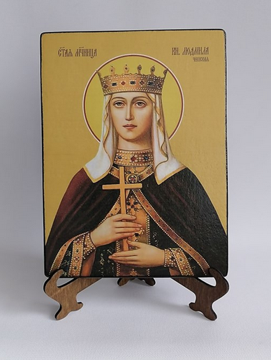 Людмила Чешская, княгиня, 15х20 см, арт И8617 Людмила Чешская, княгиня, 15х20 см, арт И8617