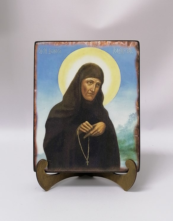 Преподобная Досифея (Тяпкина), Киевская, затворница, 16х20х3 см, арт В2210 Преподобная Досифея (Тяпкина), Киевская, затворница, 16х20х3 см, арт В2210