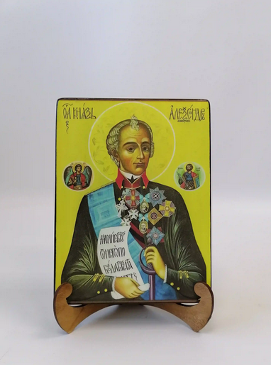 Святой Александр Суворов, 15x20x3 см, арт А5548-2 Святой Александр Суворов, 15x20x3 см, арт А5548-2