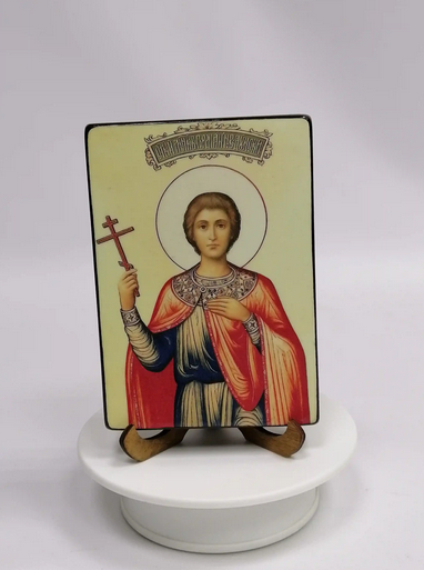 Мученик Гордиан Новодунский, 13,8x10x2 см (Липа), арт И2485 Мученик Гордиан Новодунский, 13,8x10x2 см (Липа), арт И2485