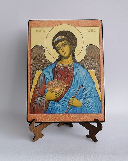 Архангел Иегудиил, арт И629, 15х20x1,8 см Архангел Иегудиил, арт И629, 15х20x1,8 см