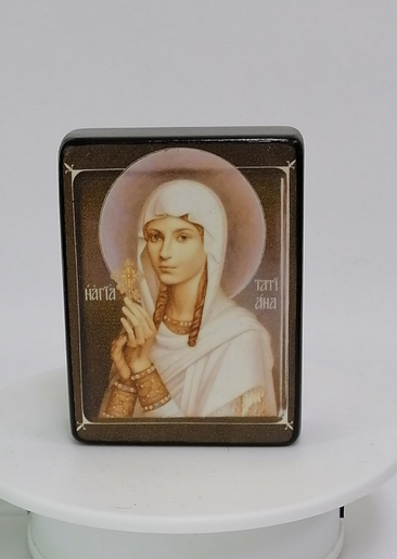 Святая Татьяна, арт В076, 6,7x9x2,7 см