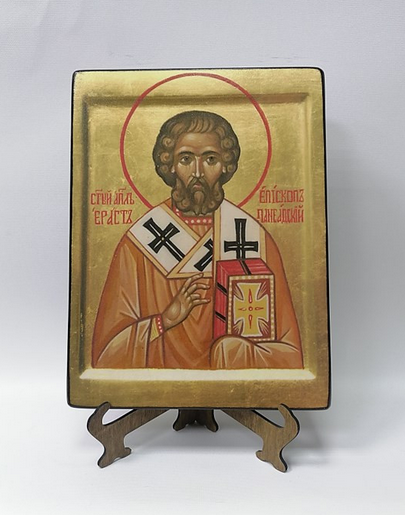 Ераст Апостол Епископ Панеадский, арт И2897 / 18 х 24 х 2,8 см Ераст Апостол Епископ Панеадский, арт И2897 / 18 х 24 х 2,8 см