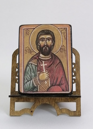 Шалва Ахалцихский, арт В061 / 7,5 x 10 х 1,5 см Шалва Ахалцихский, арт В061 / 7,5 x 10 х 1,5 см