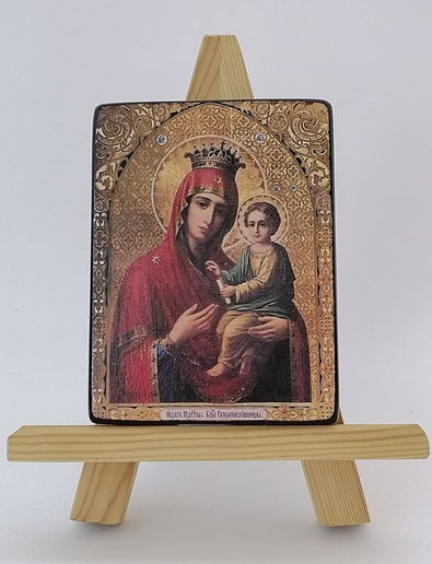 Божья Матерь Скоропослушница, арт И040-4 / 9 х 12 х 2,7-3,0 см Божья Матерь Скоропослушница, арт И040-4 / 9 х 12 х 2,7-3,0 см