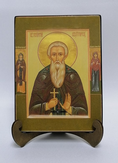 Георгий Святогорец, Иверский (Афонский), ктитор, 15x20 см, арт Б0304 | Семейная Мастерская РОСА Георгий Святогорец, Иверский (Афонский), ктитор, 15x20 см, арт Б0304 | Семейная Мастерская РОСА
