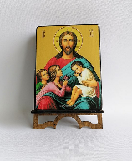 Благословение детей, 9х12х2,7 см, арт И12048-2 Благословение детей, 9х12х2,7 см, арт И12048-2