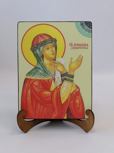 Праведная Иулиания Лазаревская Муромская, арт И1392-3, 15x20x3 см Праведная Иулиания Лазаревская Муромская, арт И1392-3, 15x20x3 см