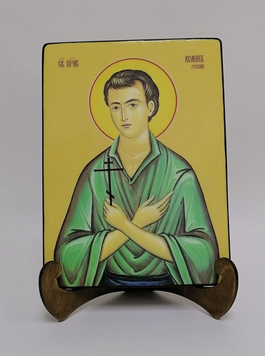Иоанн Русский, святой, 15x20х1,8 см, арт Ид4045