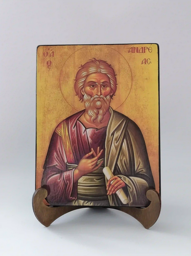 Святой апостол Андрей Первозванный, арт И026-1, 15x20х1,8 см Святой апостол Андрей Первозванный, арт И026-1, 15x20х1,8 см