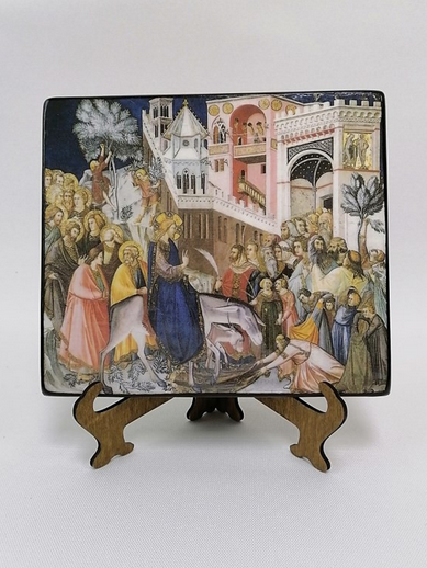 Вход Господень в Иерусалим, арт В8282 / 15х17х1,8 см Вход Господень в Иерусалим, арт В8282 / 15х17х1,8 см