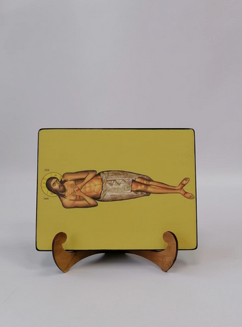 Плащаница "Иисус Христос", 15x20x1,8 см, арт Ид5182 Плащаница "Иисус Христос", 15x20x1,8 см, арт Ид5182