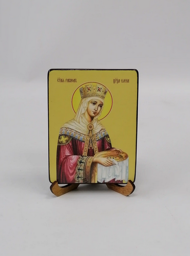 Елена, святая равноапостольная, 9x12х1,8 см, арт Ид4373-2 Елена, святая равноапостольная, 9x12х1,8 см, арт Ид4373-2