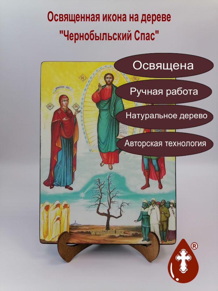 Чернобыльский Спас, 21х28х3 см, арт И10485