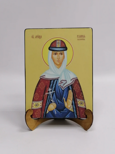 Иулиания Вяземская, мученица, 15x20x3 см, арт Ид4391-3 Иулиания Вяземская, мученица, 15x20x3 см, арт Ид4391-3