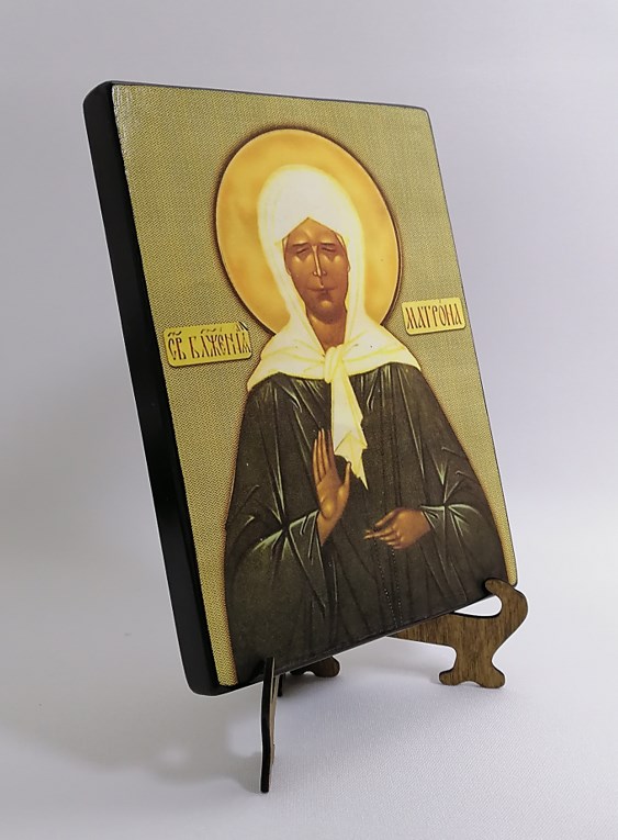 Матрона Московская, арт И043-8 / 15 х 20 см Матрона Московская, арт И043-8 / 15 х 20 см