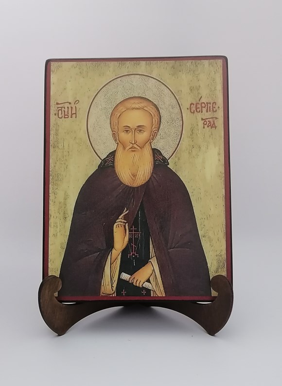 Преподобный Сергий Радонежский, арт И107, 15х20х2,0 см (Липа) Преподобный Сергий Радонежский, арт И107, 15х20х2,0 см (Липа)