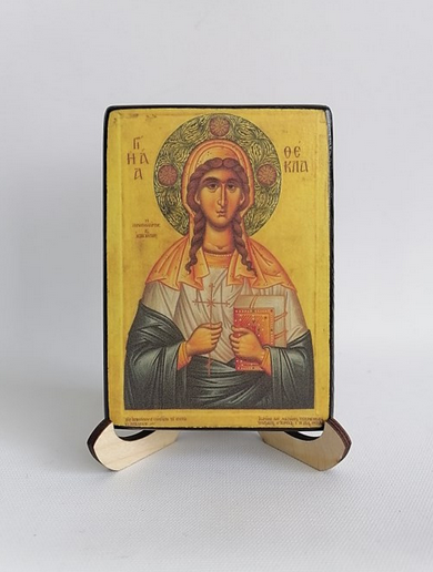 Мученица Фекла Газская (Свекольница), арт В8265-2 / 8x11х1,8 см Мученица Фекла Газская (Свекольница), арт В8265-2 / 8x11х1,8 см