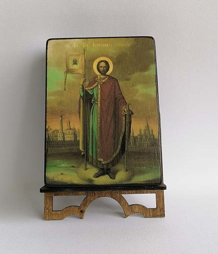 Святой Благоверный Великий Князь Александр Невский, арт И699 / 9х12х2,7 см Святой Благоверный Великий Князь Александр Невский, арт И699 / 9х12х2,7 см