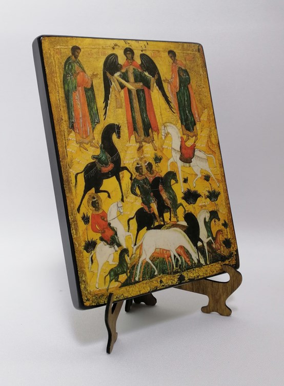 Чудо мчч. Флора и Лавра, 15x20 см, арт А4432