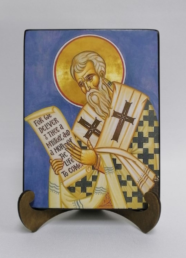 Кирилл Иерусалимский Святитель, 15х20х1,8 см, арт И3896