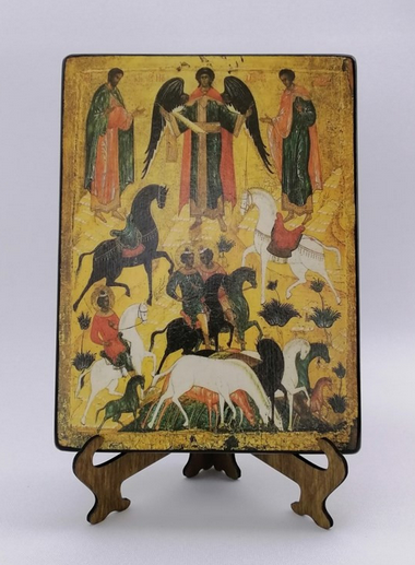 Чудо мчч. Флора и Лавра, 15x20 см, арт А4432 Чудо мчч. Флора и Лавра, 15x20 см, арт А4432