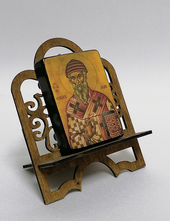 Святитель Спиридон епископ Тримифунтский, арт И027 / 5,7 х 7,6 х 1,5 см (Липа) Святитель Спиридон епископ Тримифунтский, арт И027 / 5,7 х 7,6 х 1,5 см (Липа)
