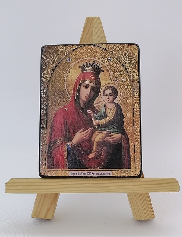 Божья Матерь Скоропослушница, арт И040-4 / 9 х 12 х 2,7-3,0 см Божья Матерь Скоропослушница, арт И040-4 / 9 х 12 х 2,7-3,0 см