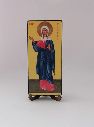 Блаженная Таисия Египетская, 9х20х1,8 см, арт В5705