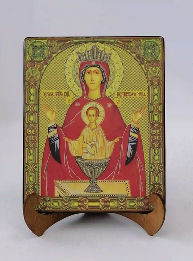 Божья Матерь Неупиваемая Чаша, арт И999, 16x20x1,8 см Божья Матерь Неупиваемая Чаша, арт И999, 16x20x1,8 см