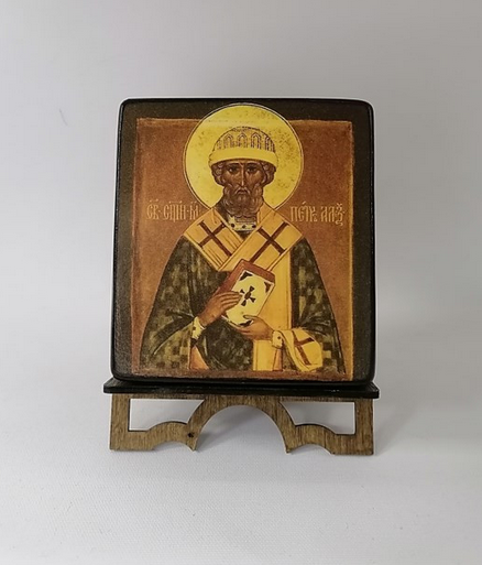 Петр архиепископ Александрийский, арт А4215 / 9,5 х 10,5 х 2,8 см