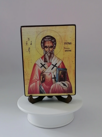 Мирон Критский, Чудотворец, 10,5x14x2 см (Липа), арт А6231-3 Мирон Критский, Чудотворец, 10,5x14x2 см (Липа), арт А6231-3