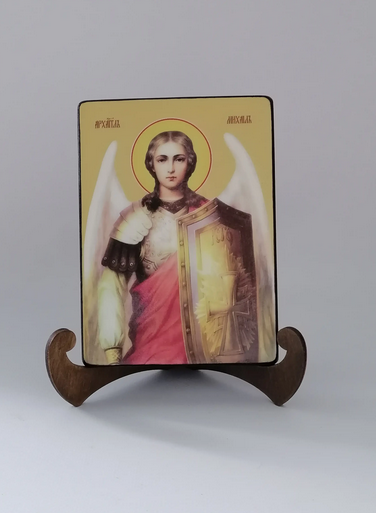 Михаил, архангел, 12x16x1,8 см, арт Ид3211-2 Михаил, архангел, 12x16x1,8 см, арт Ид3211-2