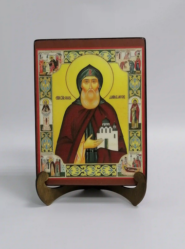 Благоверный князь Даниил Московский, арт И144-8, 15x20x3 см Благоверный князь Даниил Московский, арт И144-8, 15x20x3 см