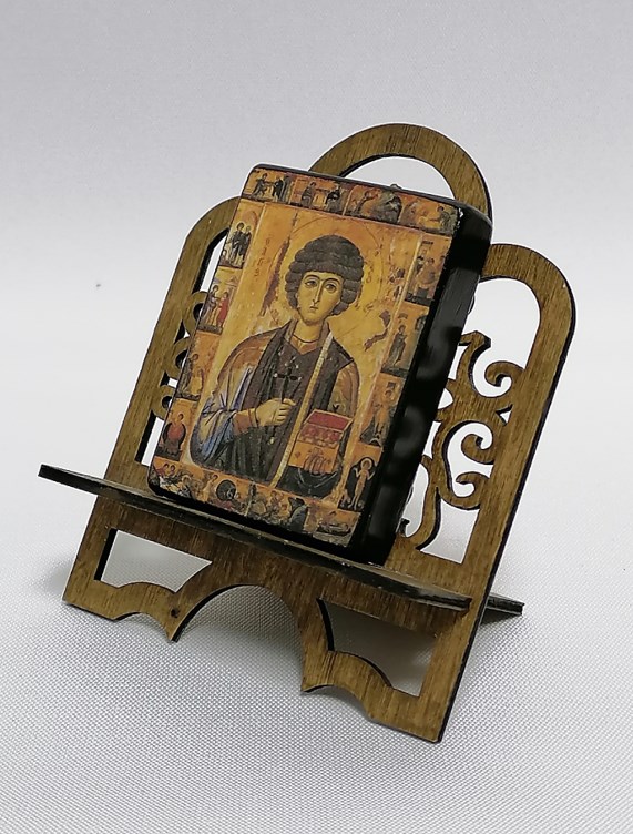 Святой Целитель Пантелеймон, арт И019-1 / 5,7 х 7,6 х 1,5 см (Липа) Святой Целитель Пантелеймон, арт И019-1 / 5,7 х 7,6 х 1,5 см (Липа)