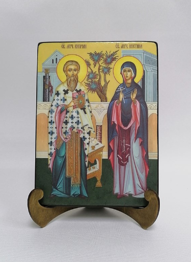 Киприан и Устина, 15x20х1,8 см, арт Ид5000 Киприан и Устина, 15x20х1,8 см, арт Ид5000