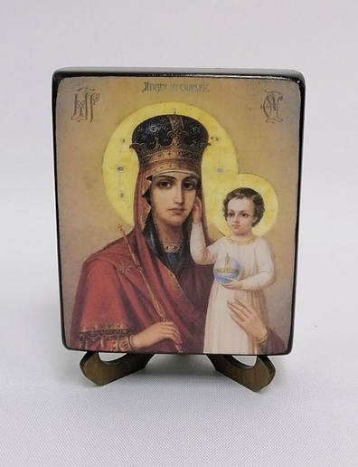 Божья Матерь Призри на смирение, арт И111-2 / 10х12х3 см Божья Матерь Призри на смирение, арт И111-2 / 10х12х3 см