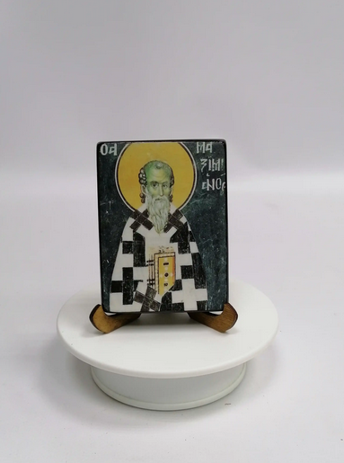 Святитель Максимиан (Максим), патриарх Константинопольский, 7х9х1,8 см, арт В7920