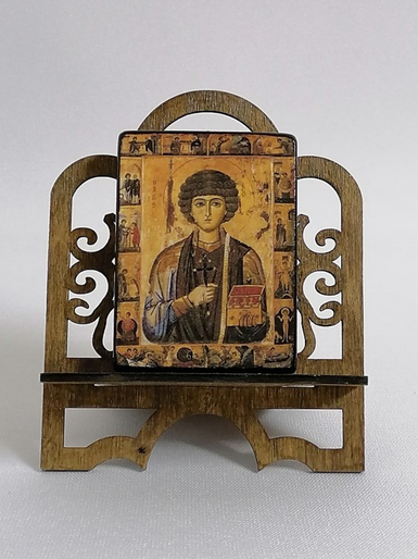 Святой Целитель Пантелеймон, арт И019-1 / 5,7 х 7,6 х 1,5 см (Липа) Святой Целитель Пантелеймон, арт И019-1 / 5,7 х 7,6 х 1,5 см (Липа)