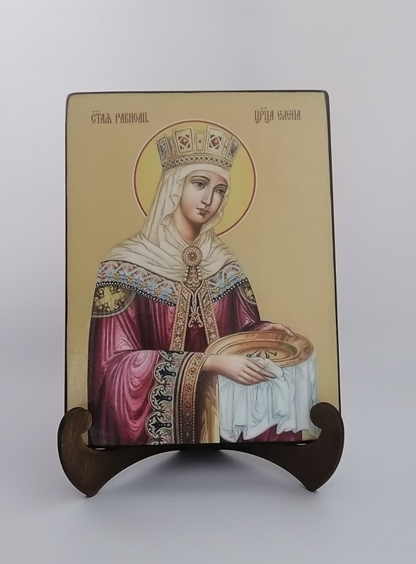 Елена, святая равноапостольная, 15x20х1,8 см, арт Ид4373 Елена, святая равноапостольная, 15x20х1,8 см, арт Ид4373