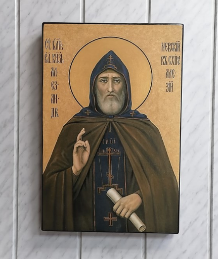 Александр Невский, благ.кн., 40x60x4 см, арт Ик28328-2 Александр Невский, благ.кн., 40x60x4 см, арт Ик28328-2