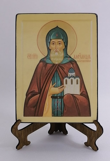 Преподобный Александр Константинопольский, арт В422 / Размер 12 х 16 х 2,7-3,0 см Преподобный Александр Константинопольский, арт В422 / Размер 12 х 16 х 2,7-3,0 см