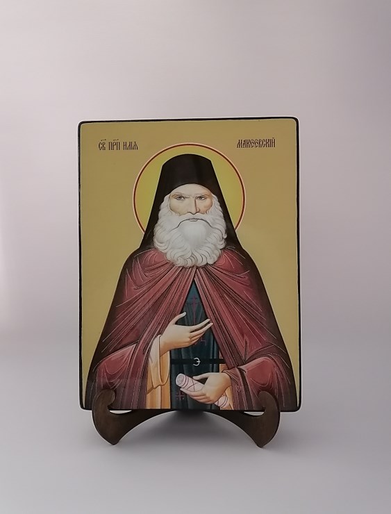 Илья Макеевский, преподобный, 18x24x3 см, арт Ид3997-2 Илья Макеевский, преподобный, 18x24x3 см, арт Ид3997-2