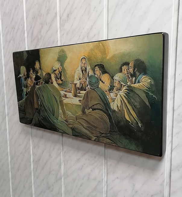 Заказать и купить икону на дереве ручной работы "Тайная вечеря, 60x30х4 см, арт Ид22093" Заказать и купить икону на дереве ручной работы "Тайная вечеря, 60x30х4 см, арт Ид22093"