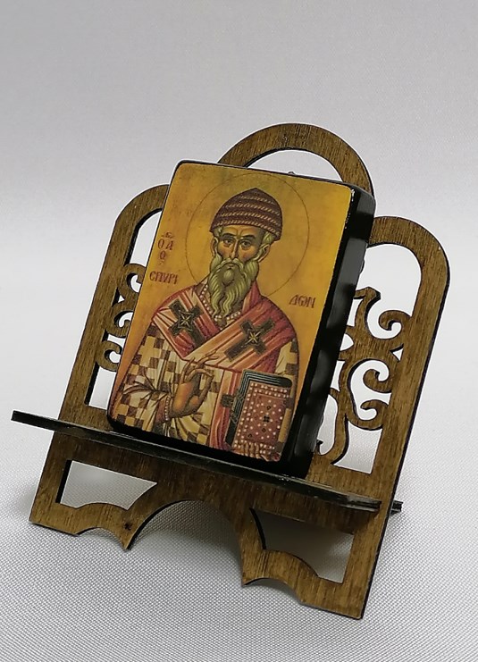Святитель Спиридон епископ Тримифунтский, арт И027 / 5,7 х 7,6 х 1,5 см (Липа) Святитель Спиридон епископ Тримифунтский, арт И027 / 5,7 х 7,6 х 1,5 см (Липа)