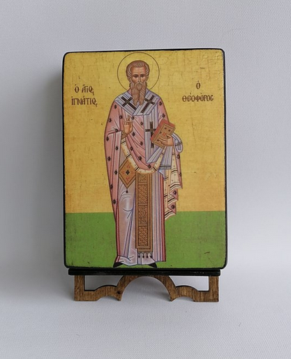 Священномученик Игнатий Богоносец, арт И1354-3 / 10,5х14х2,7 см