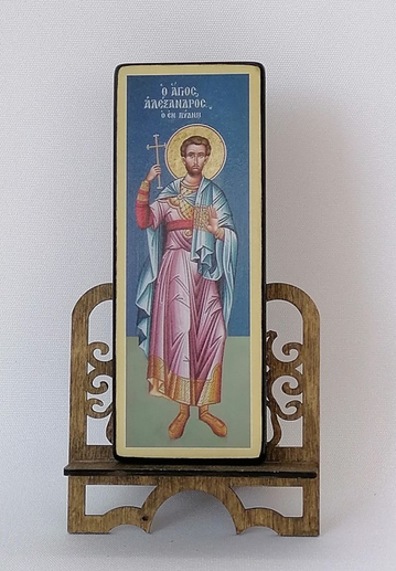 Мученик Александр Пиднский, арт В5305 / 6х16х1,5 см (Липа) Мученик Александр Пиднский, арт В5305 / 6х16х1,5 см (Липа)