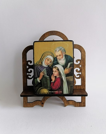 Иоаким и Анна, 5,7х7,6х2,7 см, арт Ид4989-2 Иоаким и Анна, 5,7х7,6х2,7 см, арт Ид4989-2