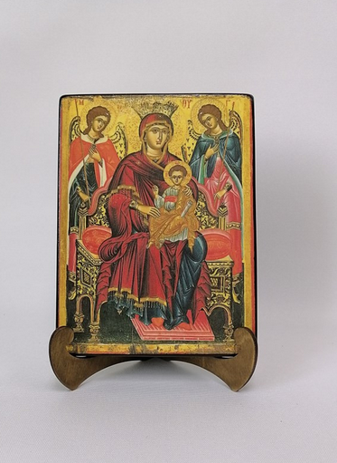 Пресвятая Богородица Всецарица (Пантанасса), арт И534, 15х20х1,8 см Пресвятая Богородица Всецарица (Пантанасса), арт И534, 15х20х1,8 см