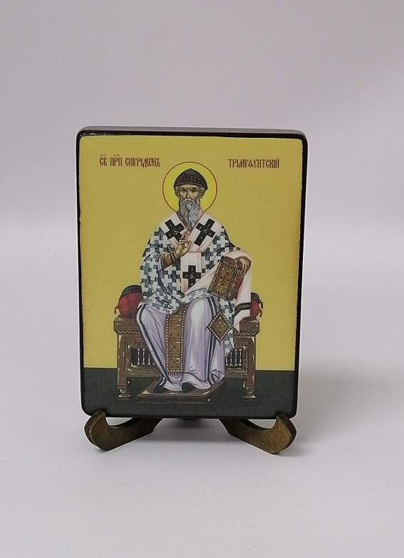 Спиридон Тримифунтский, преподобный, 9x12x1,8 см, арт Ид4235-2
